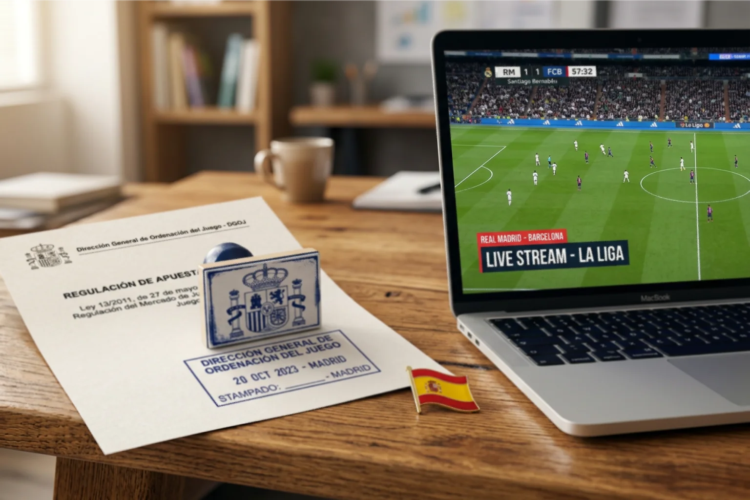 Esquema del marco regulatorio de las apuestas deportivas en España bajo supervisión de la DGOJ